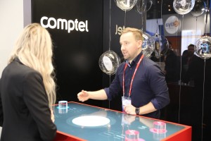 Comptel Multi-Touch Demo Wall